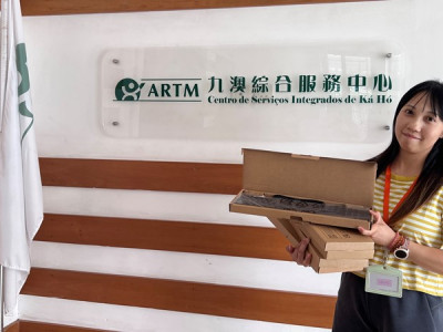 澳娛綜合向社服團體捐贈物資