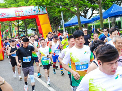 澳娛綜合參與「城市動力」五一歡樂跑